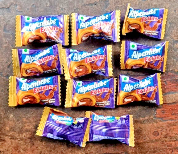 Alpenliebe Eclairs Caramel Choco Candy Bulk Pack 100 to 500 Pieces