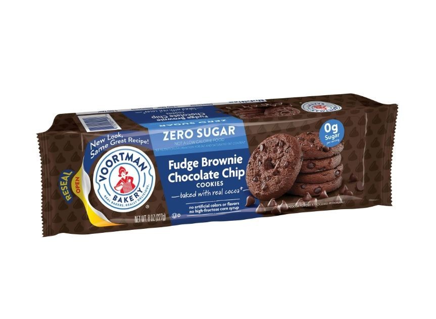 (3 pack) Bakery Zero Sugar Fudge Brownie Chocolate Chip Cookies 8 oz