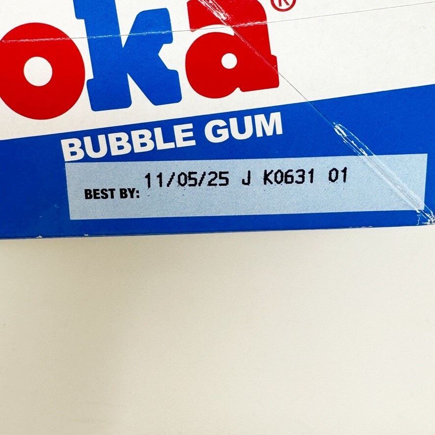 Lot 12 pkgs Bazooka Original Bubble Gum Throwback packaging 10 pc each NEW