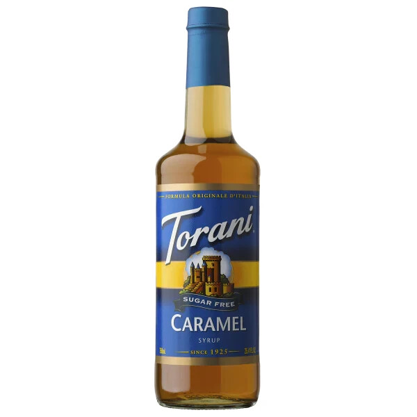 Torani Sugar Free Caramel Syrup (750 mL), G-Caramel-sf