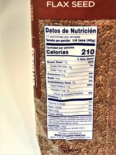 LINAZA Flaxseed 14 OZ by BELMONT Product of Peru