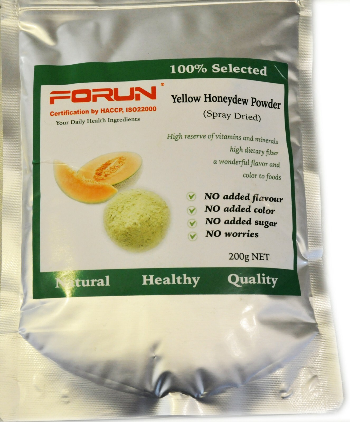 FORUN Premium Yellow Honeydew Powder – Water Soluble,Strong Flavour,Natural