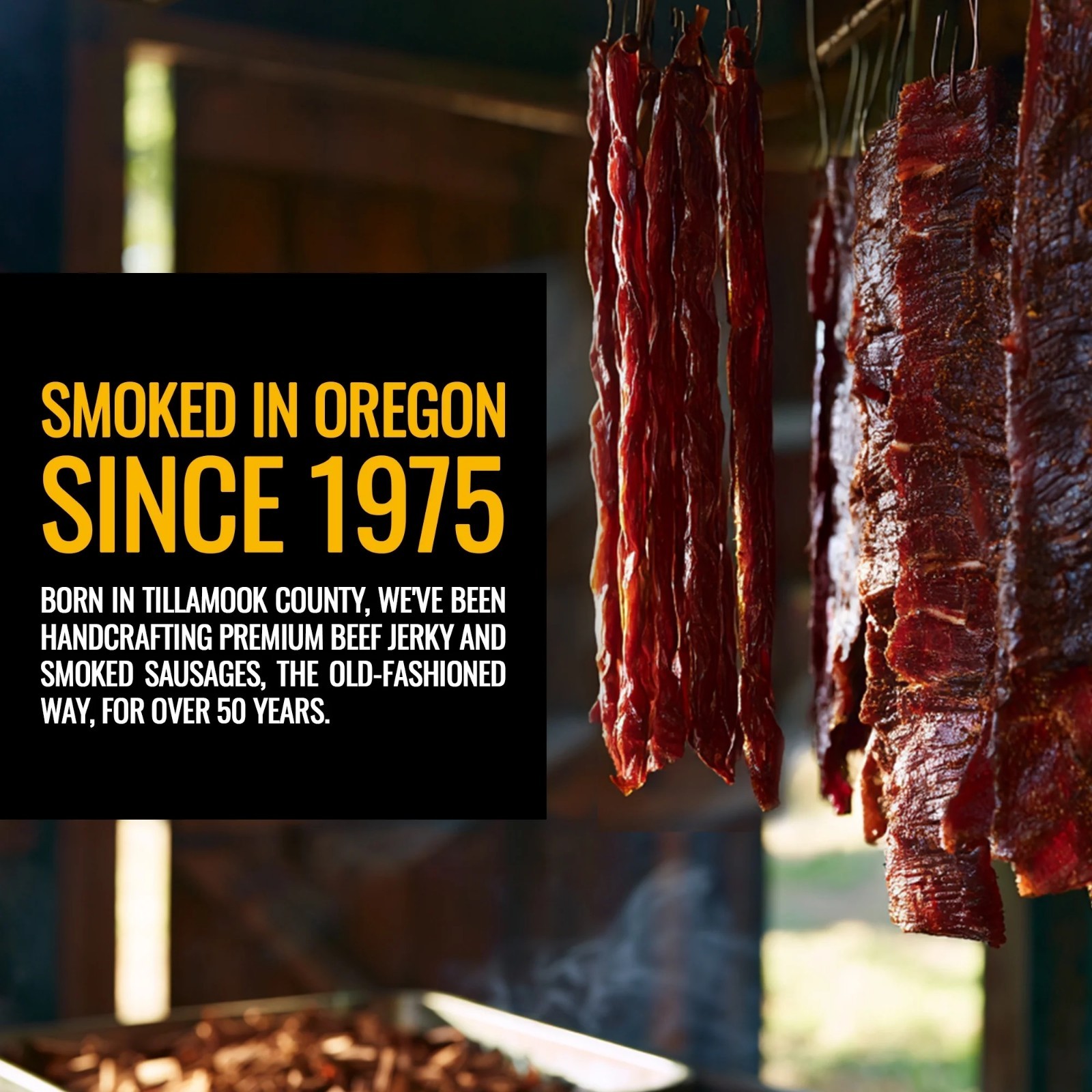 Tillamook Country Smoker Keto Friendly Zero Sugar Beef Jerky, Black Pepper, 6.5