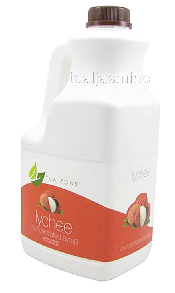 Tea Zone Premium Fruit Syrup for BubbleTea Boba 64 Fl. Oz. Assorted Flavors