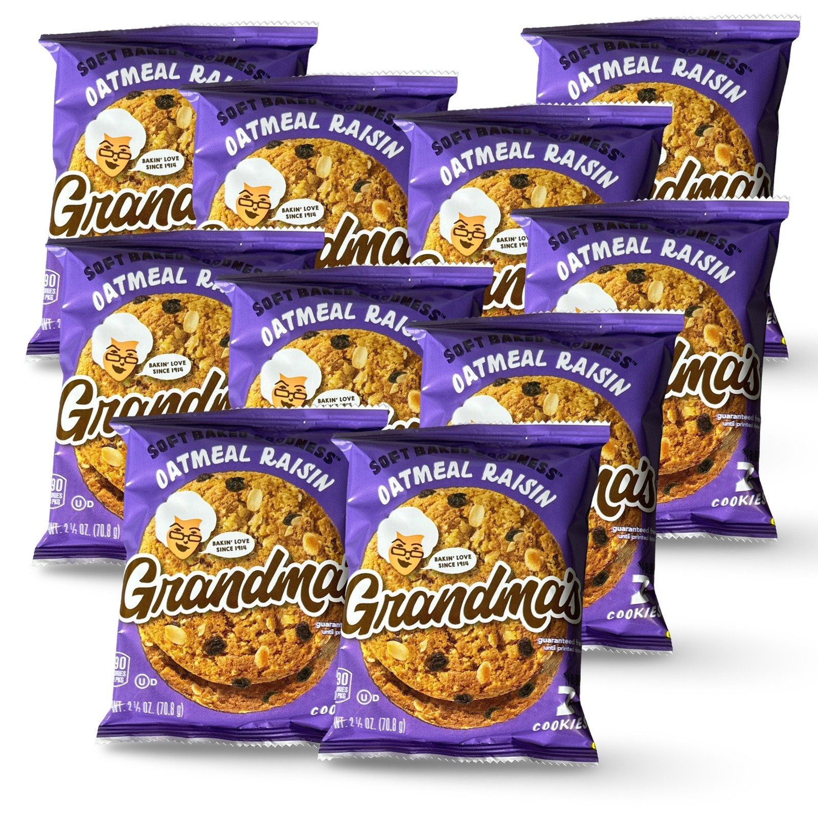 Grandma’s Oatmeal Raisin Cookies 10 Pack