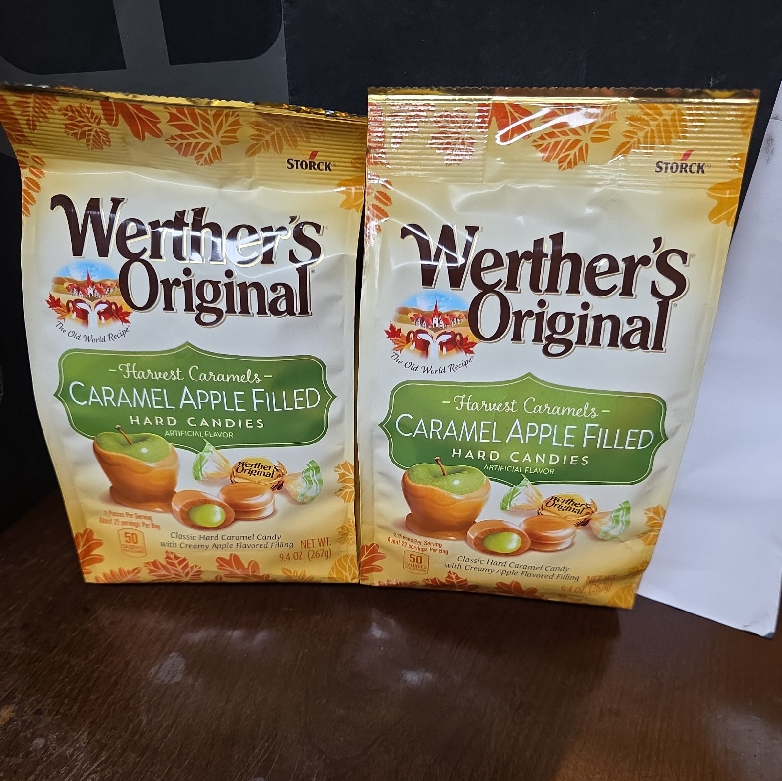 Werther’s Original Caramel Apple HARD Candy, 8.57 oz | Pack of 2 exp 5/31/2026