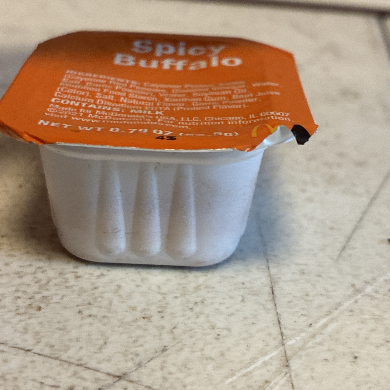 McDonald’s Spicy Buffalo Sauce Cup
