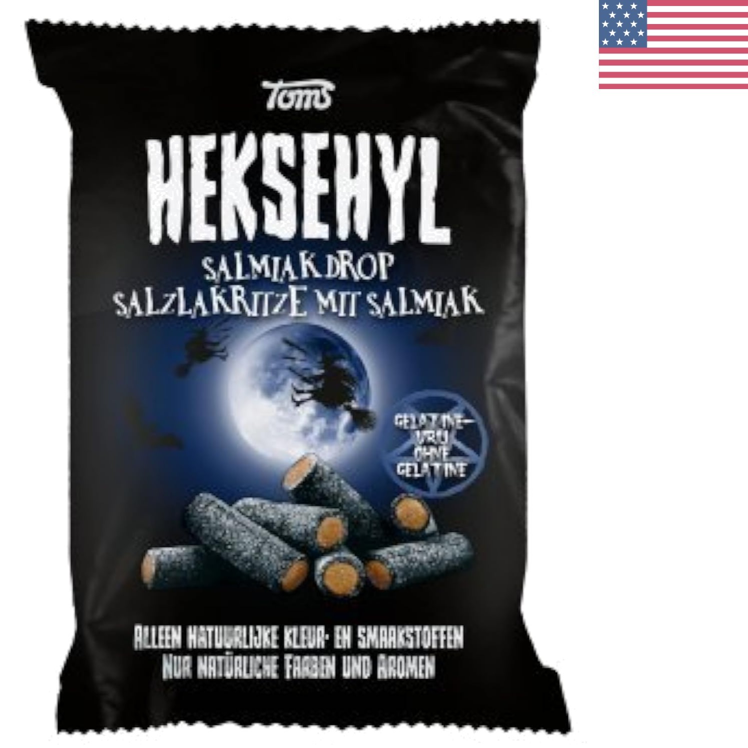Indulge in 10.6 oz Soft Salty Sticks – Gourmet Licorice Filled with Salmiak
