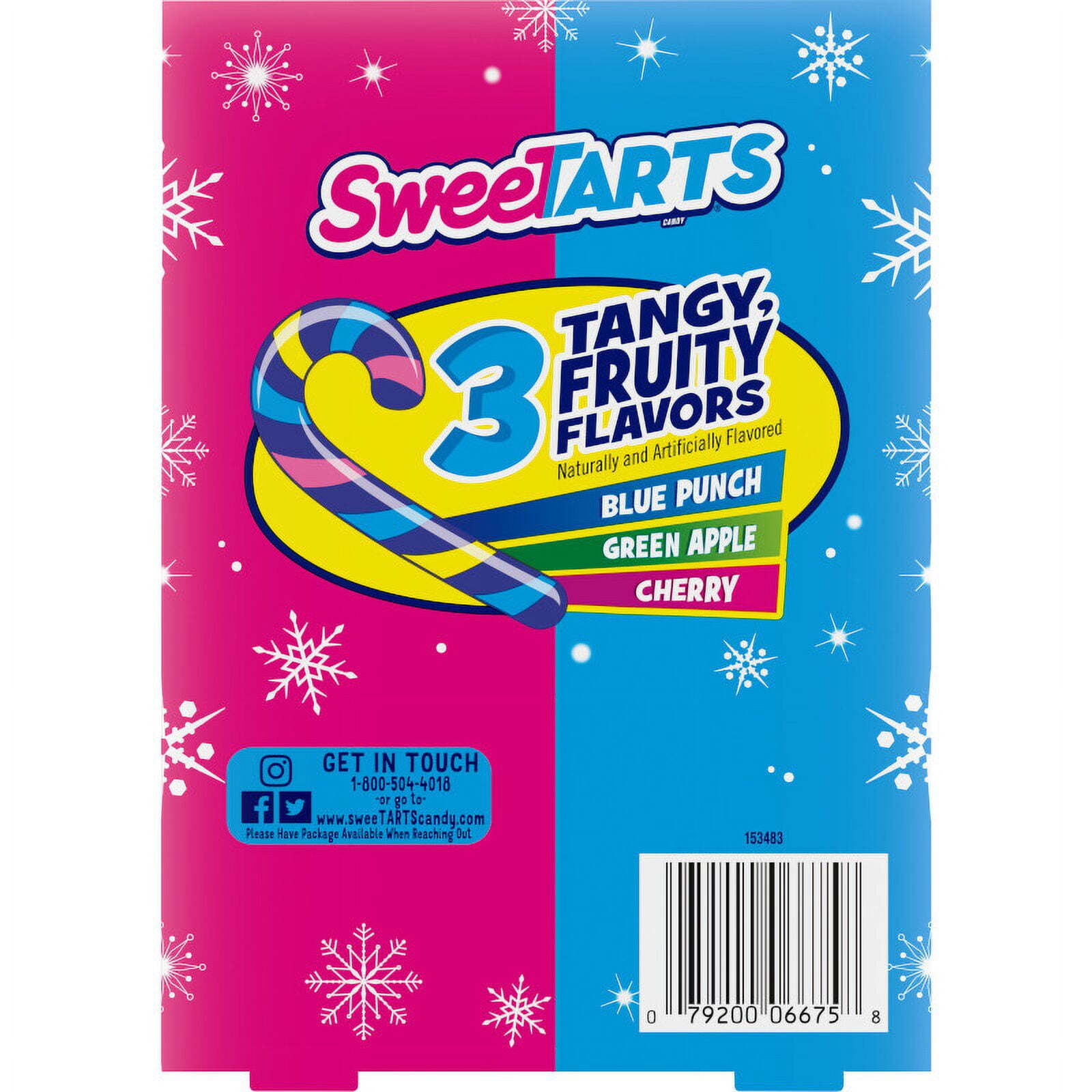 12 – Sweetarts Christmas Candy Canes Punch, Green Apple, Cherry Full Size