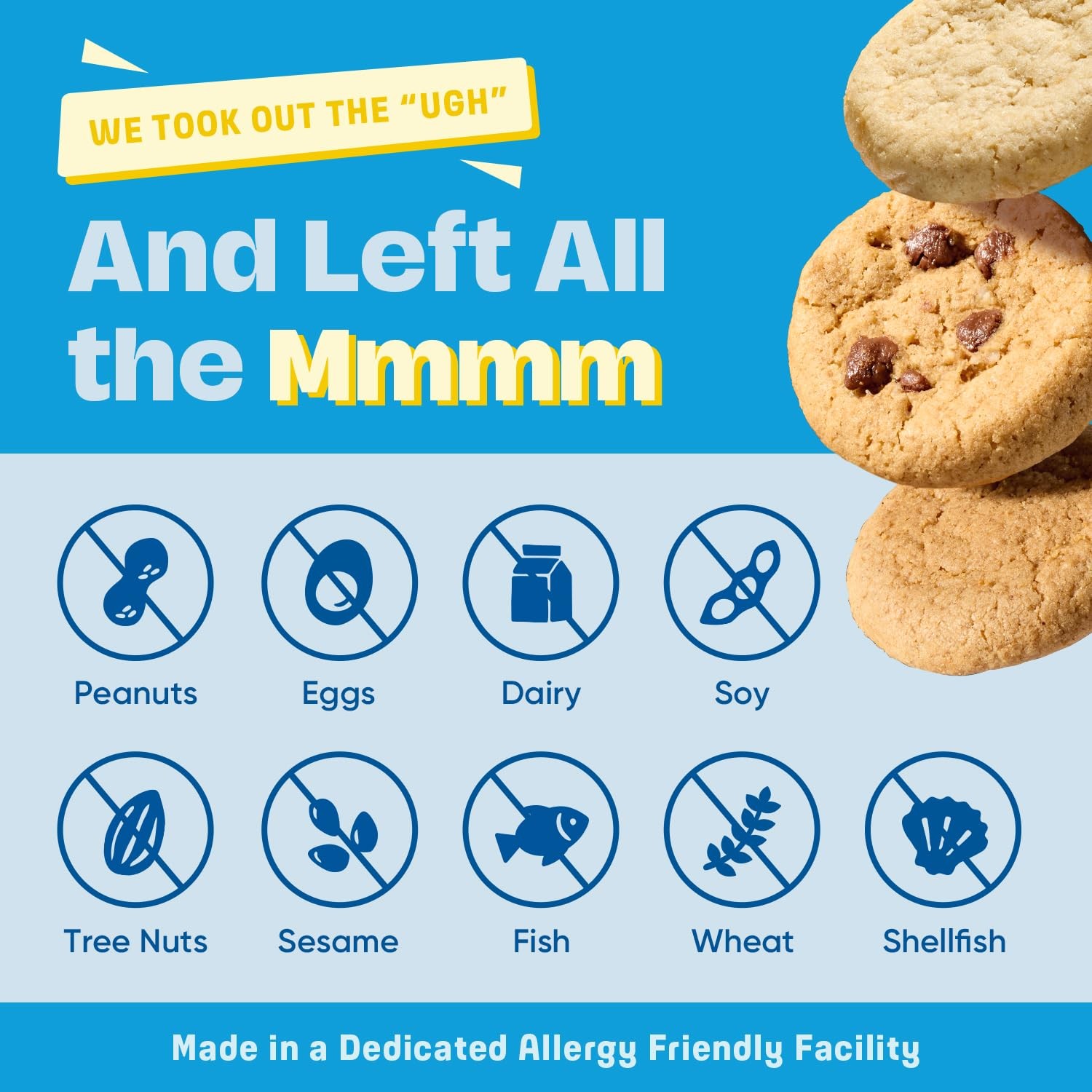 Soft Baked Cookies Variety Pack Chocolate Chip Snickerdoodle Lemon Vegan Free