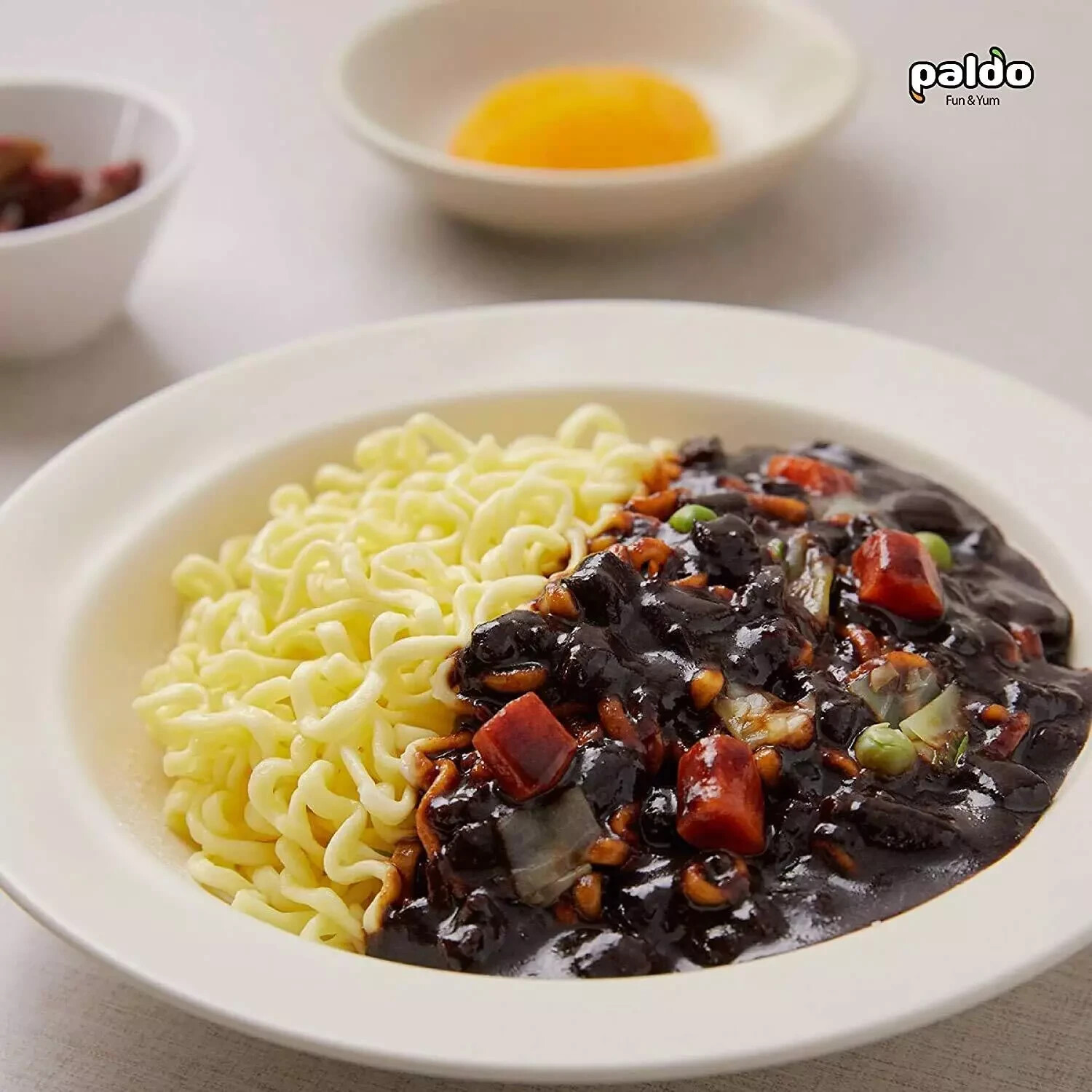 Paldo Jja Jang Men Instant Noodle with Black Bean Sauce 7.05oz x 4 Packs~11/2025