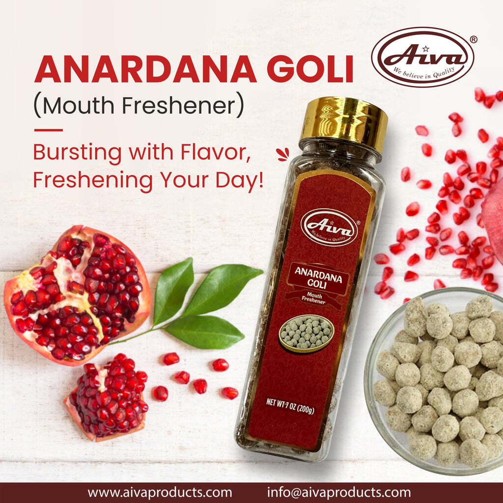 Aiva Anardana Goli Mukhwas ( Anardana Mukhwas / Anardana Candy) – 7 OZ (200 GM)