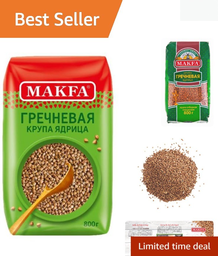 Authentic Greek Buckwheat Groats 28.2oz – Non-GMO, Quick-Cook, Plant-Based Grain