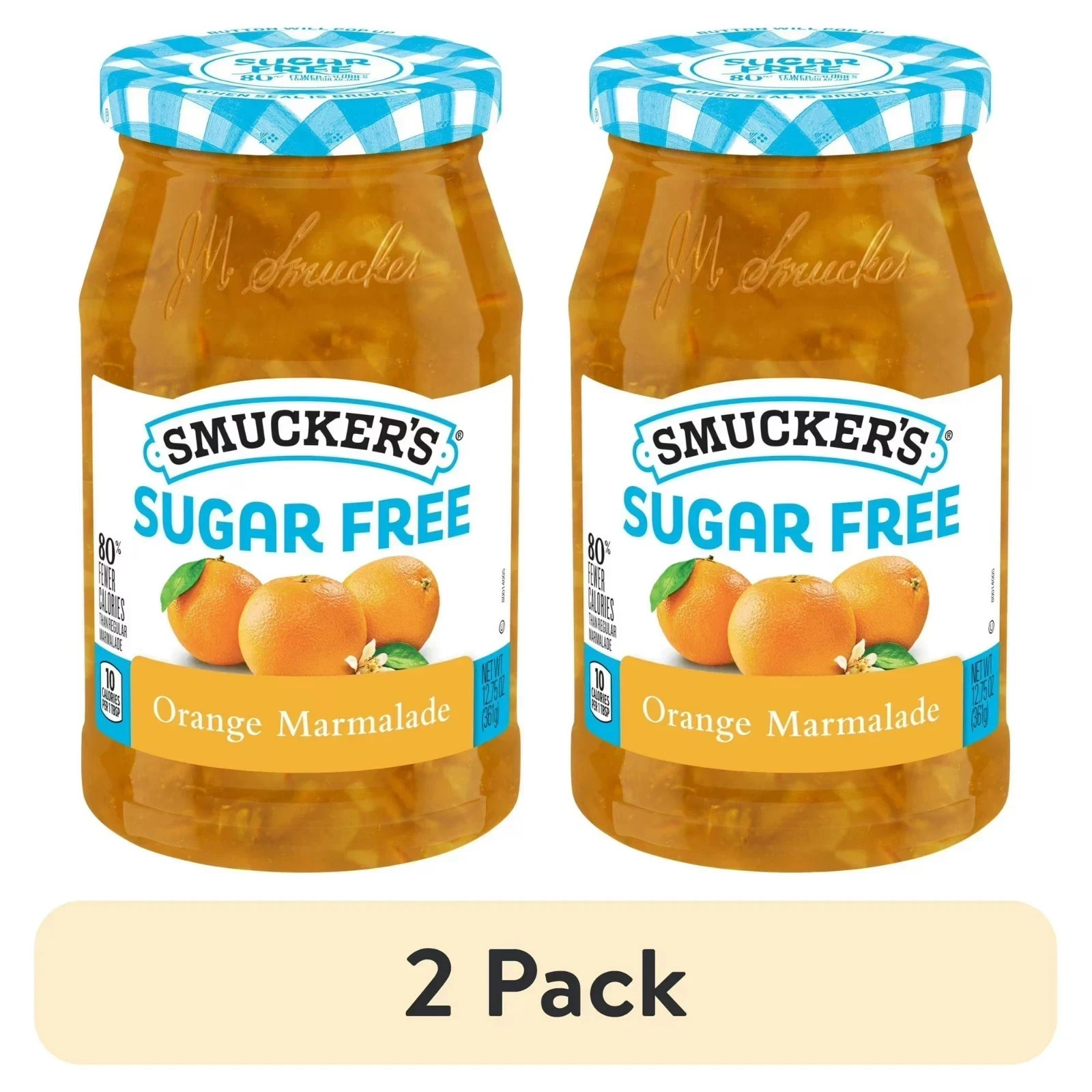 (2 pack) Smucker’s Sugar Free Orange Marmalade, 12.75 oz