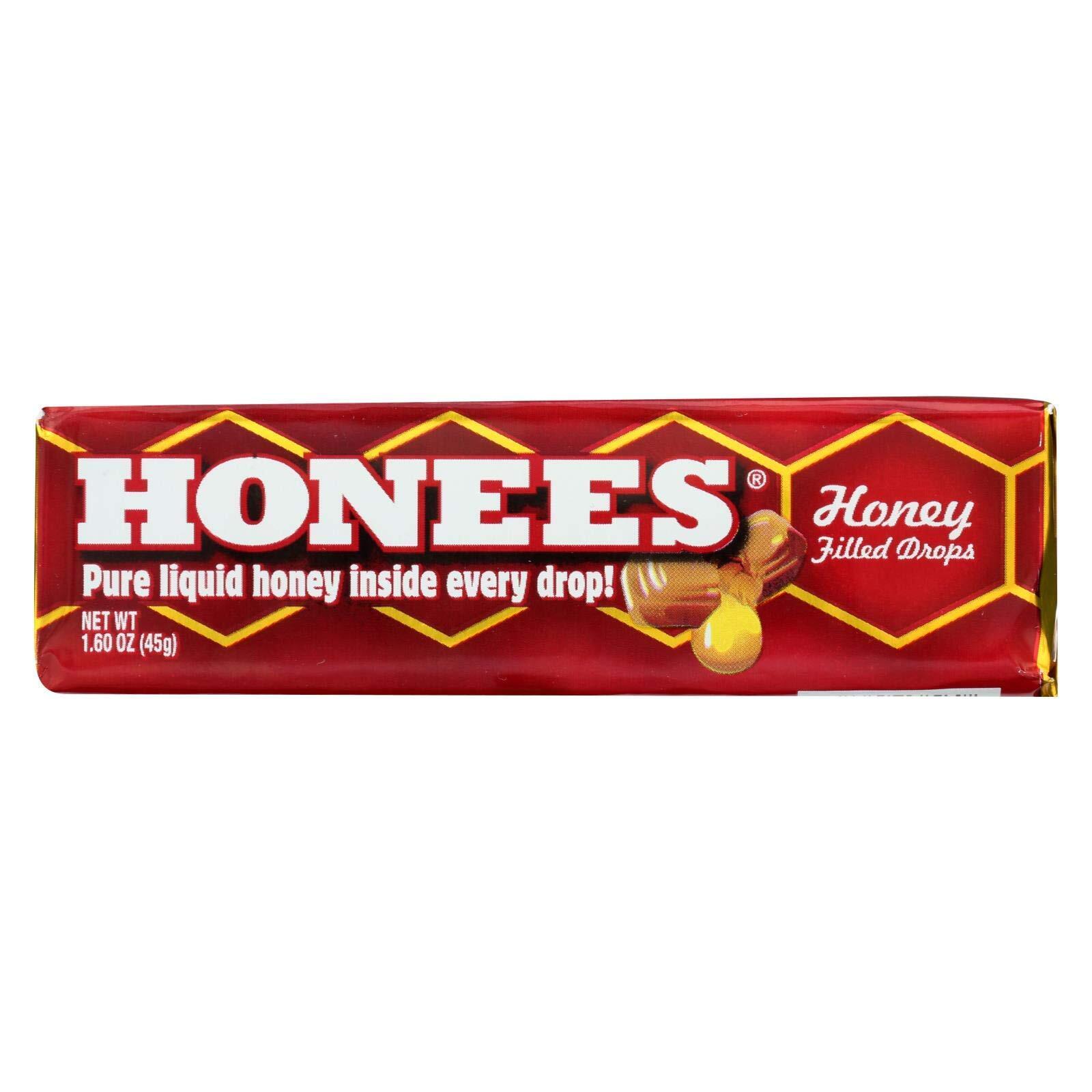 Honees Honey Filled Drops – Case of 24 – 1.6 oz