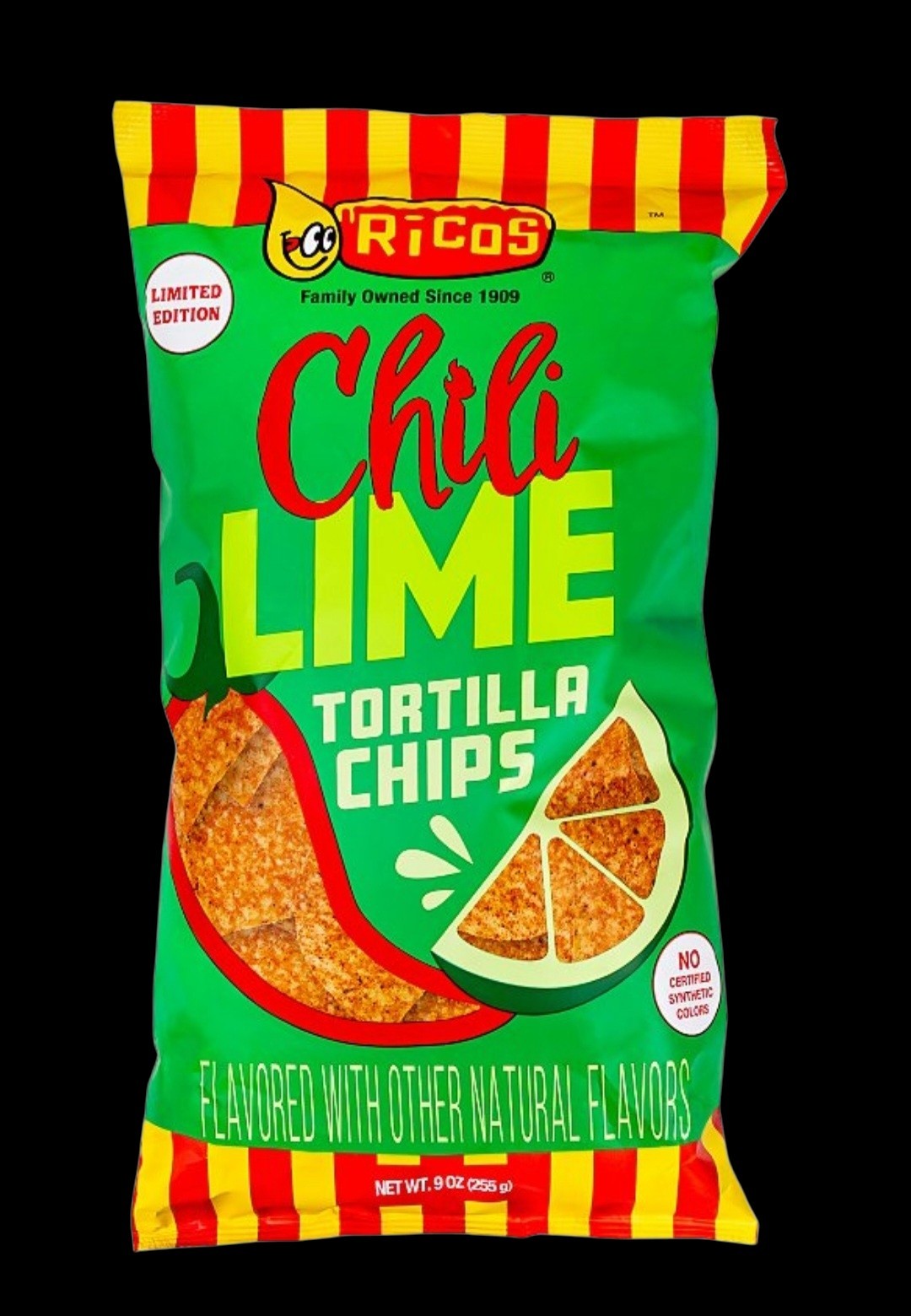 Ricos Chili Lime Tortilla Chips9 oz *LIMITED EDITION* Get Them Now