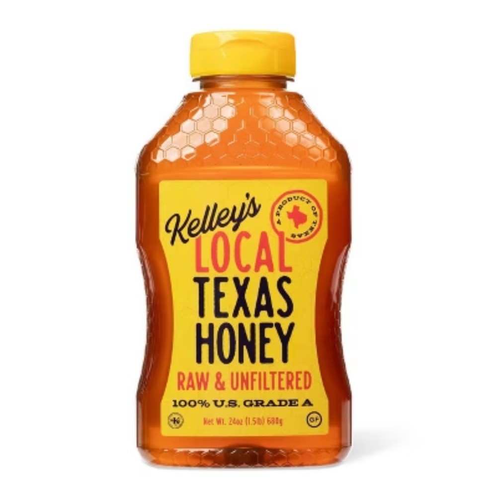 Kelley’s Local Texas Raw & Unfiltered Honey – 24oz