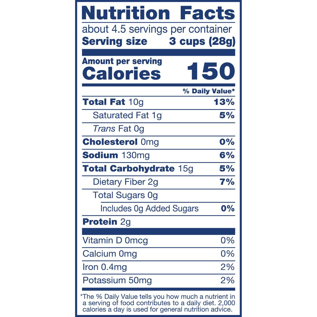 Popcorn, Original, Whole Grain, Dairy-Free Snack, 4.4Oz Bag