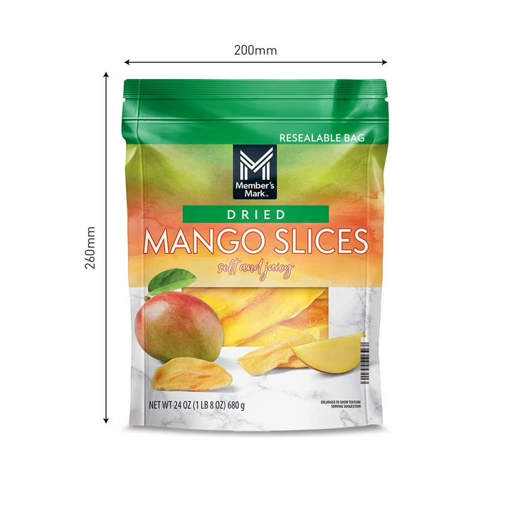 2 Pack – Member’s Mark Dried Mango, Natural Sweet Dried Fruit Snack 24 Oz Each