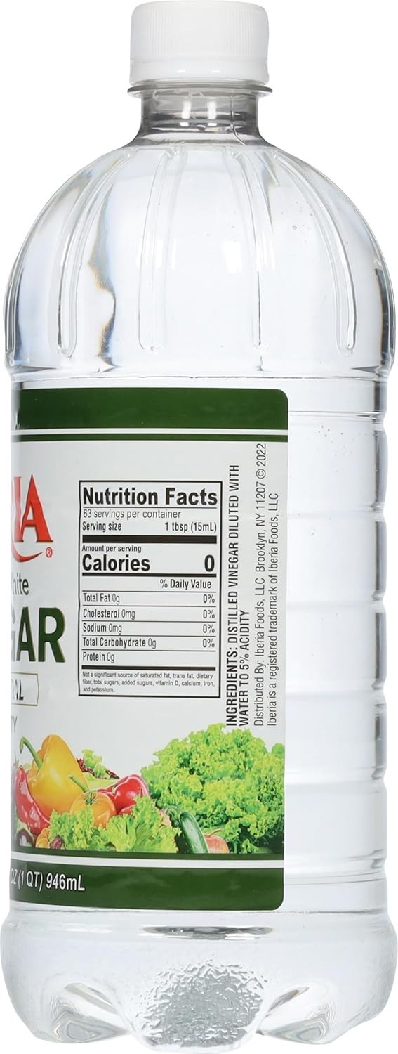 Iberia Distilled White Vinegar, 32 fl oz 32 Fl Oz (Pack of 1)