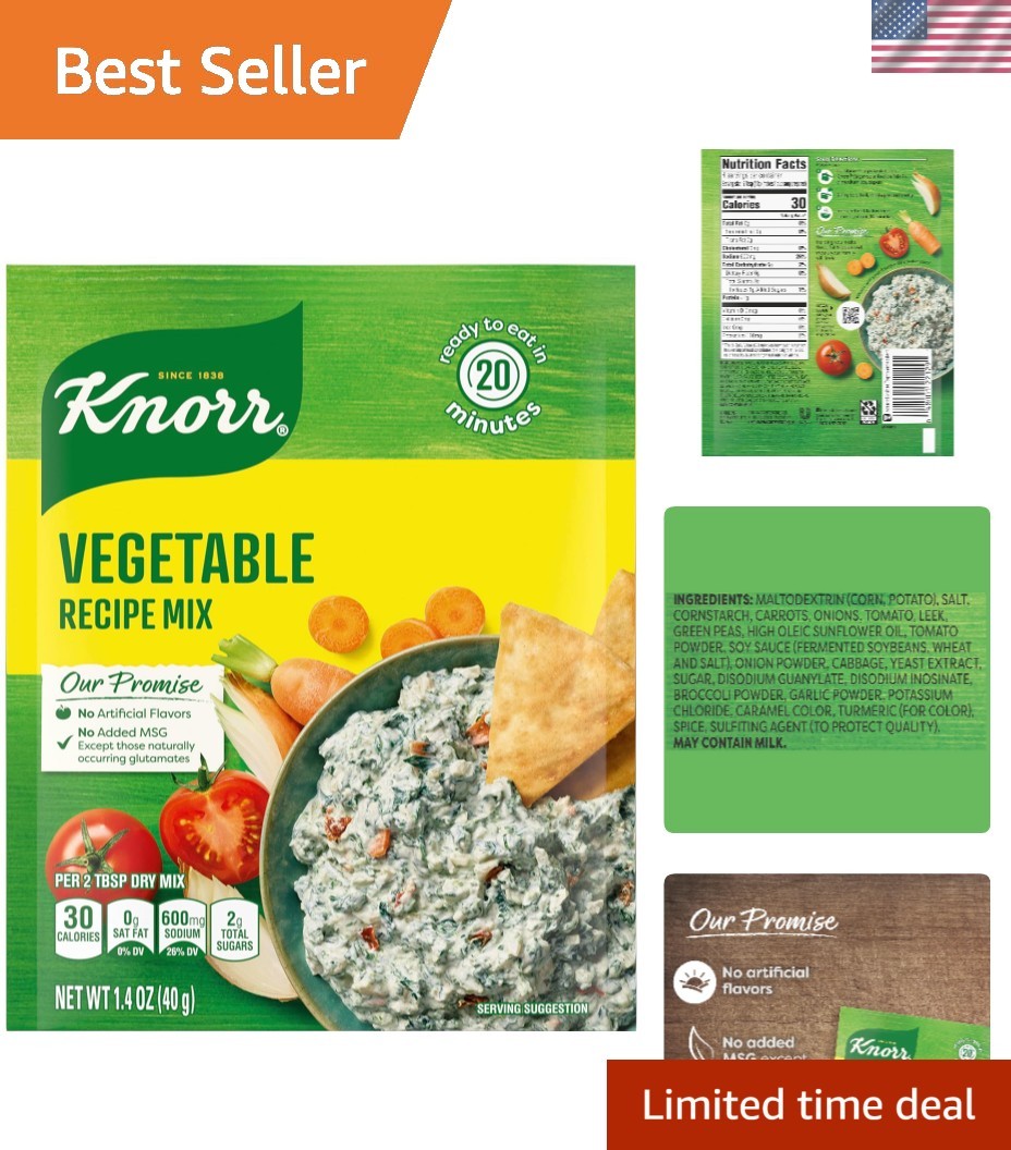 Quick Cooking Knorr Vegetable Soup Mix 40 Grams – Perfect for Family Recipes