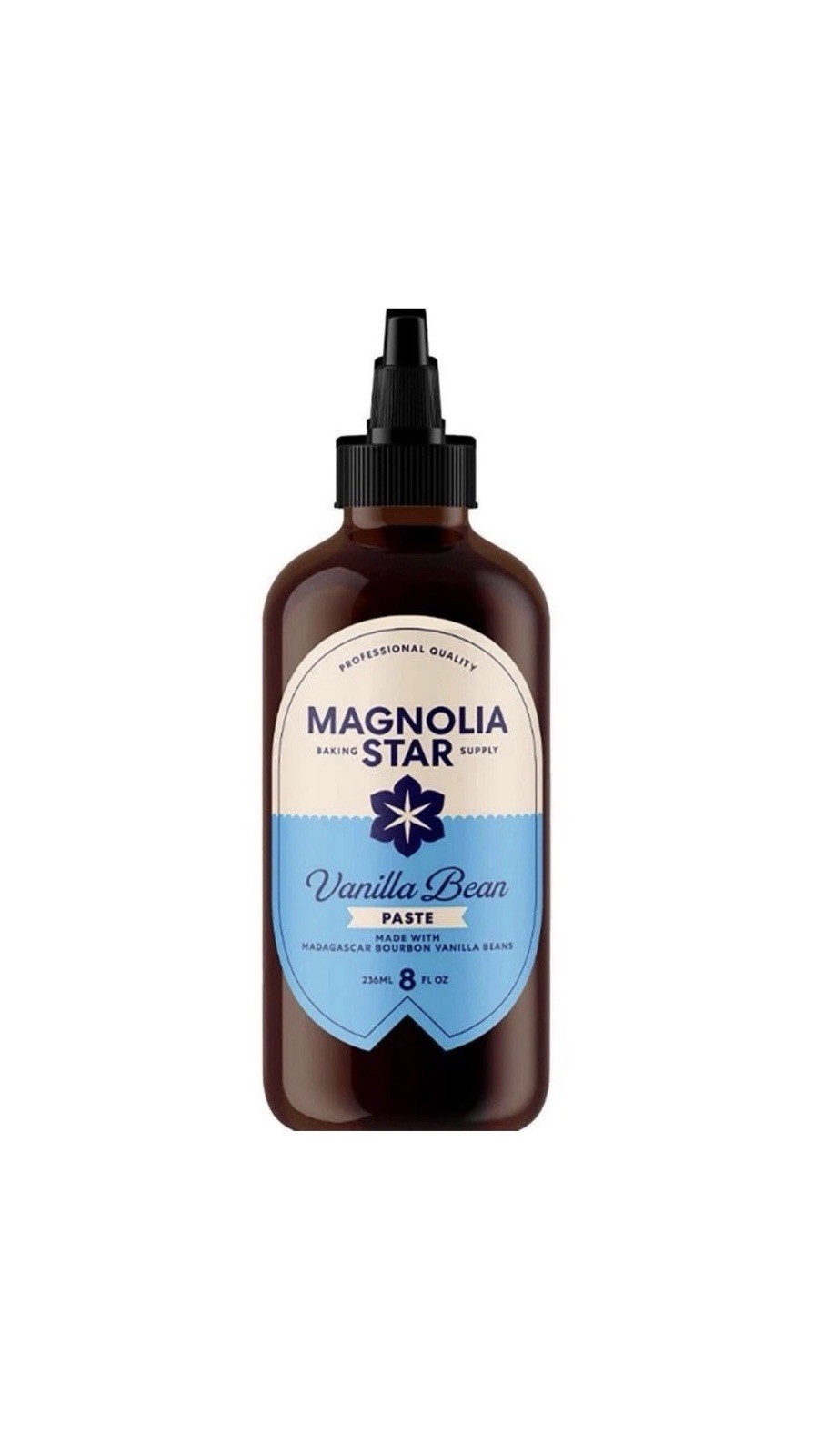 Magnolia-Star Vanilla Bean Paste Squeeze Bottle 8 fl oz Gourmet Baking