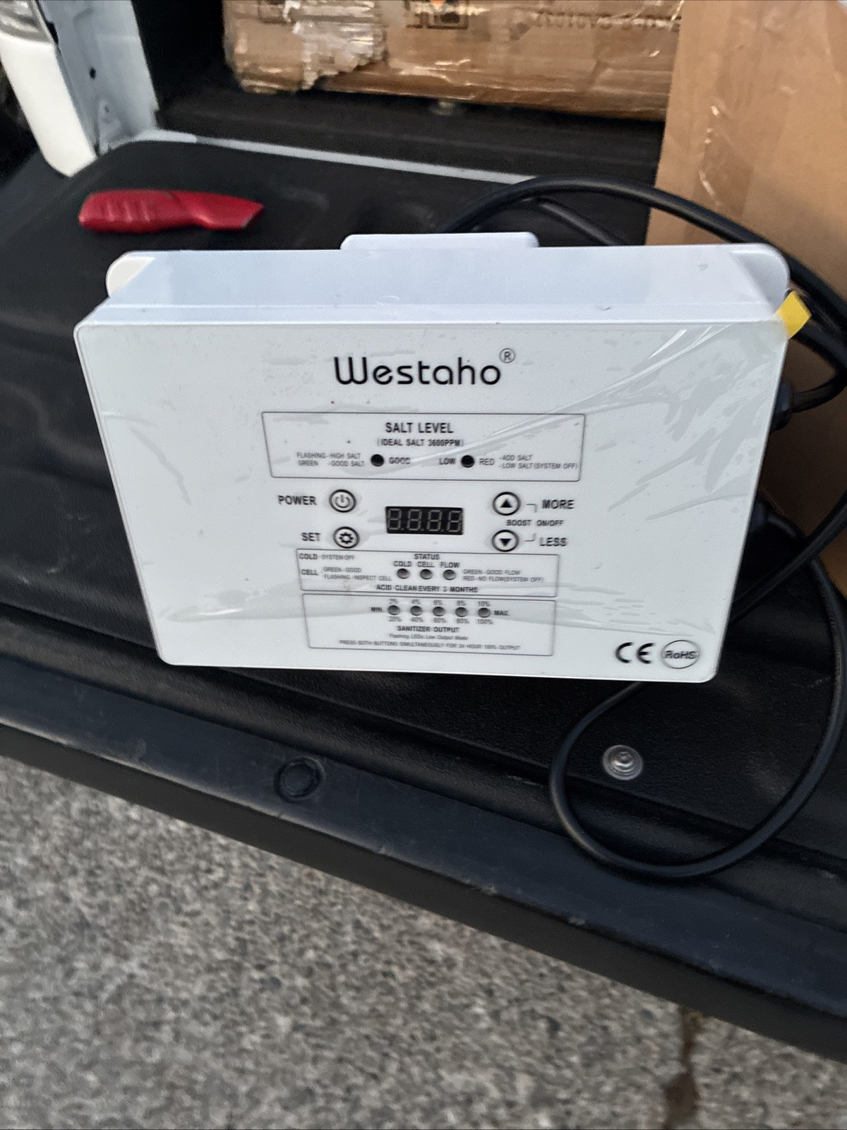 Westaho HSCG-09 Pool Saltwater Chlorine Generator Titanium Cell System Unit New