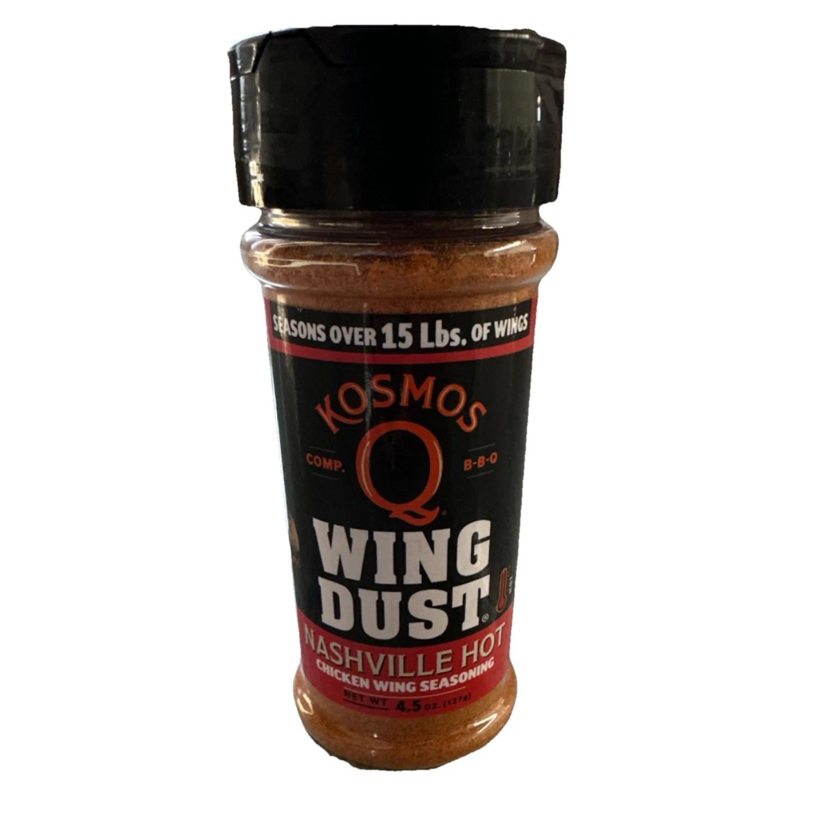 Kosmos Q Wing Dust Nashville Hot Chicken Wing Seasoning 2 Pack 4.5 oz