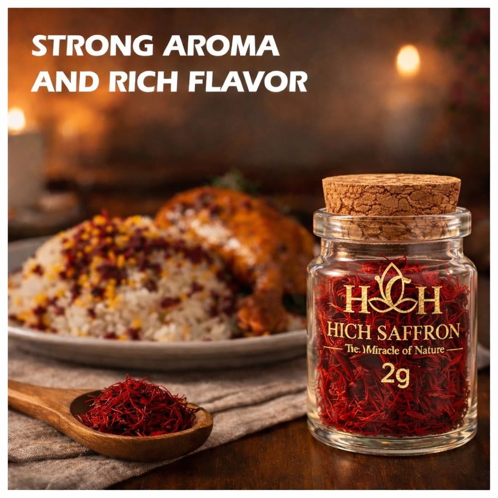Super Negin Saffron Threads, Premium Grade A+ Saffron, Long Red Stigmas for R…
