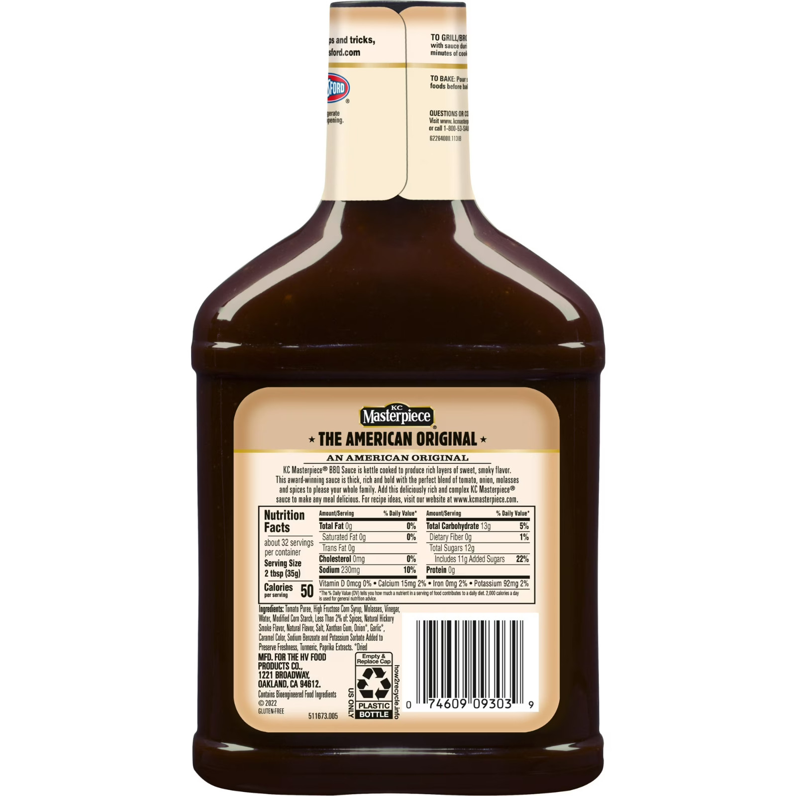 KC Masterpiece Original Barbecue Sauce, 40 fl oz
