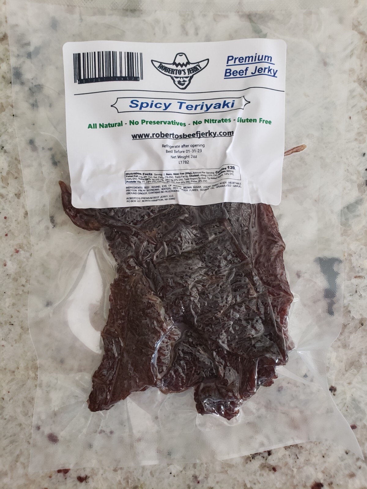 Spicy Teriyaki – Premium Beef Jerky!! – 99% Same Day Shipping!!