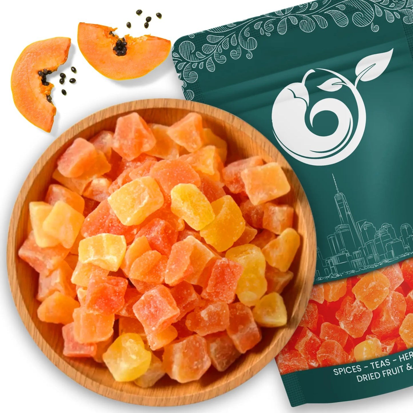 Diced Papaya – Premium Quality – by NY Spice
