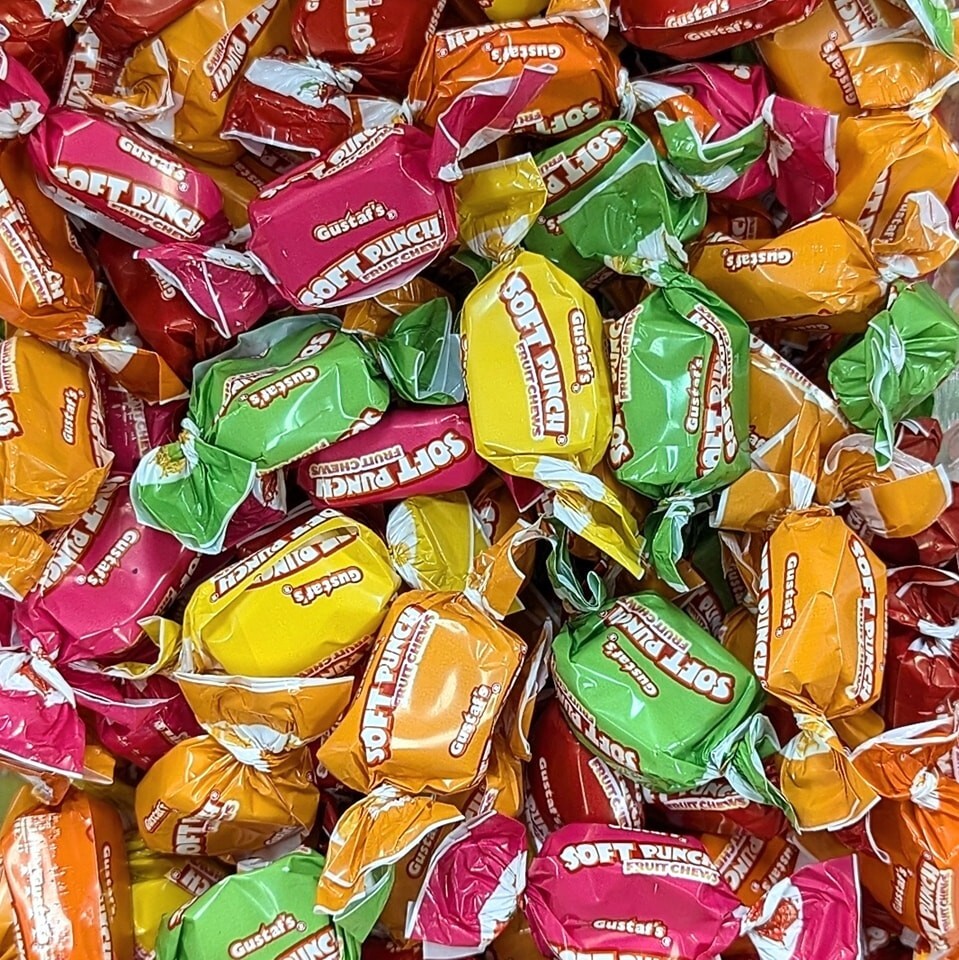 Gustafs Assorted Soft Punch Chews – Bulk – Choose Sizes