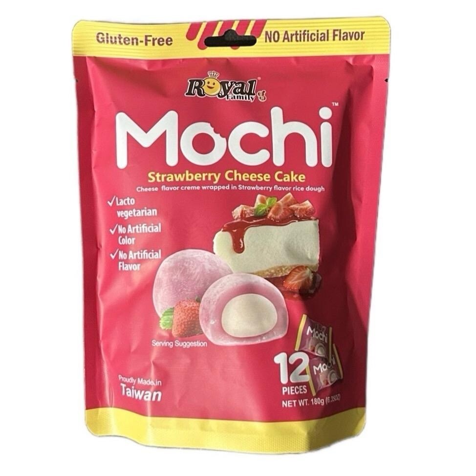 Royal Family Mochi – Assorted Flavors to Pick – 12 Pieces Per Bag