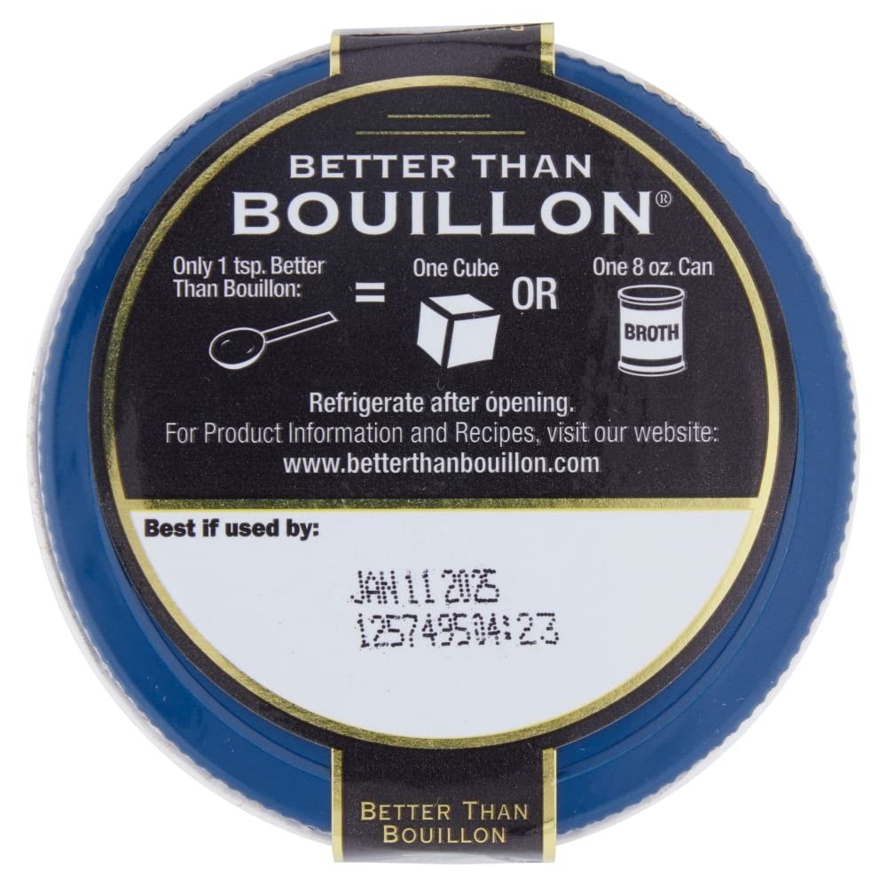 Better Than Bouillon Reduced Sodium Roasted Chicken Base, 8 oz Jar Single Unit
