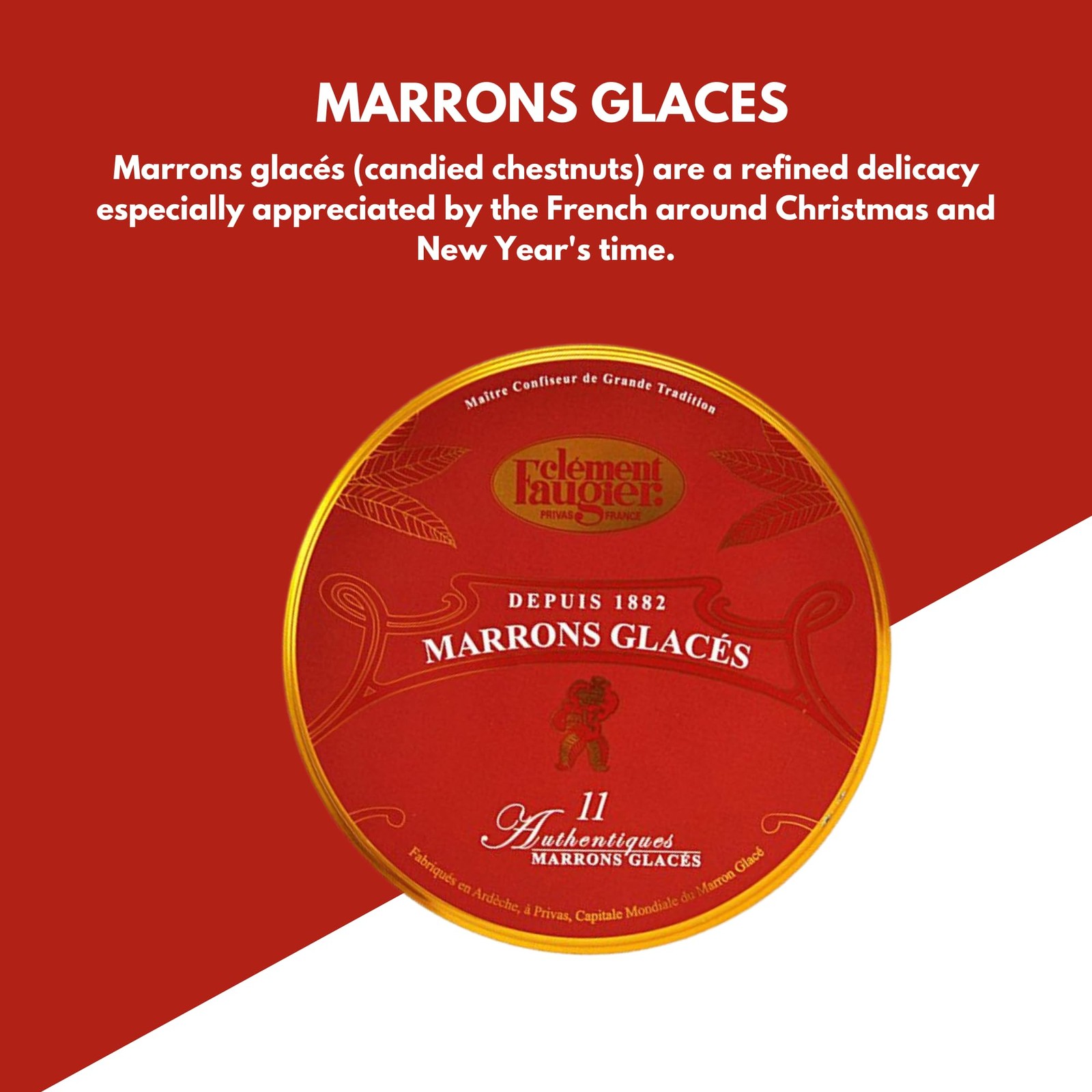 Marrons Glaces – Candied Chestnuts, 9.17 oz.