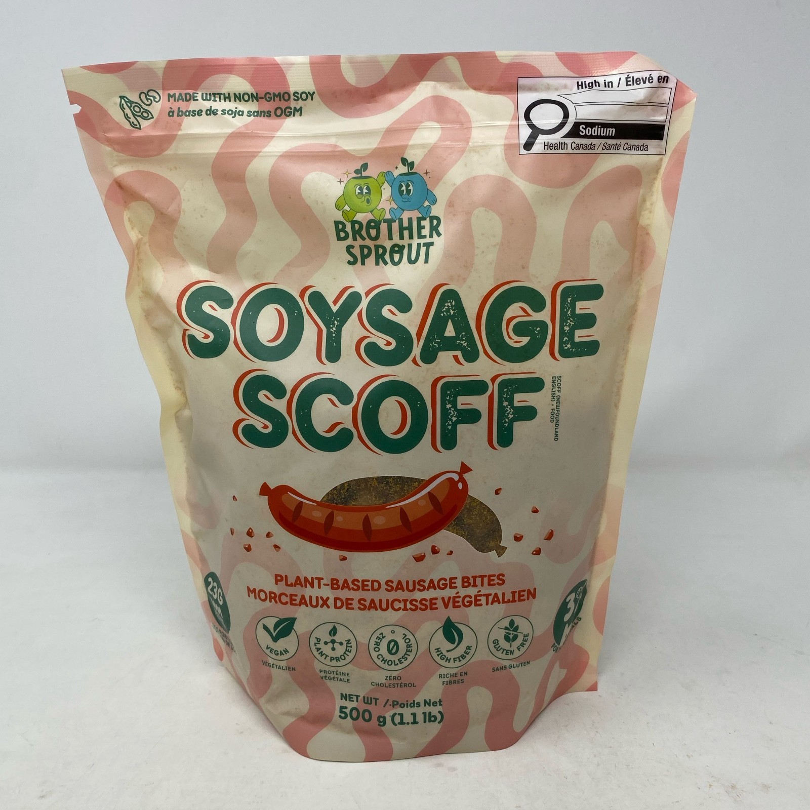 Brother Sprout Soysage Scoff Plant-Based Sausage Bites 500g