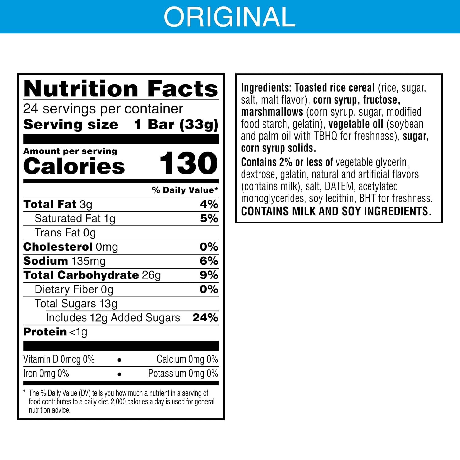 Homestyle Crispy Marshmallow Squares, Kids Snacks, Snack Bars, Original, 27.9Oz