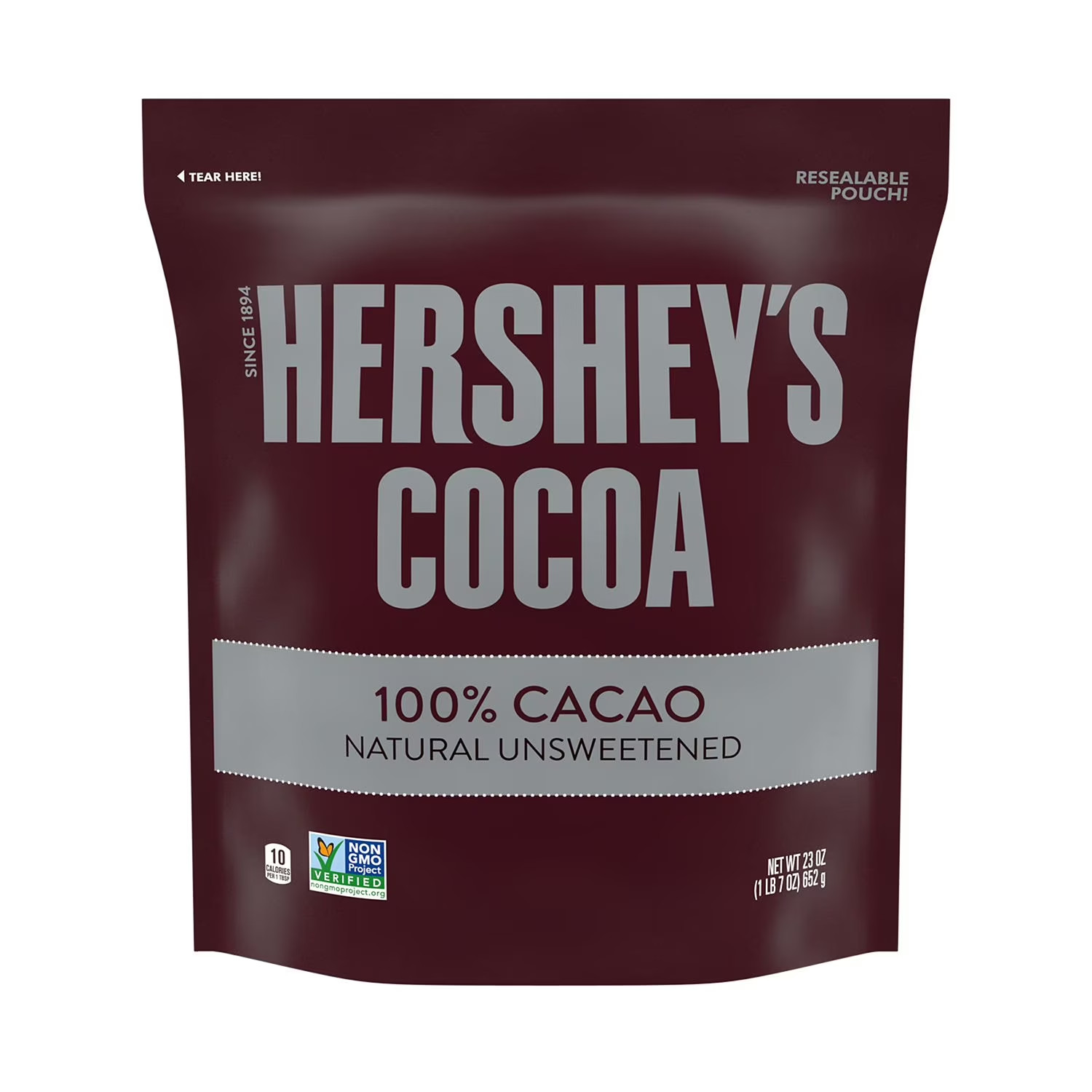 Hershey’s Cocoa 100% Cacao Natural Unsweetened, 23 oz.