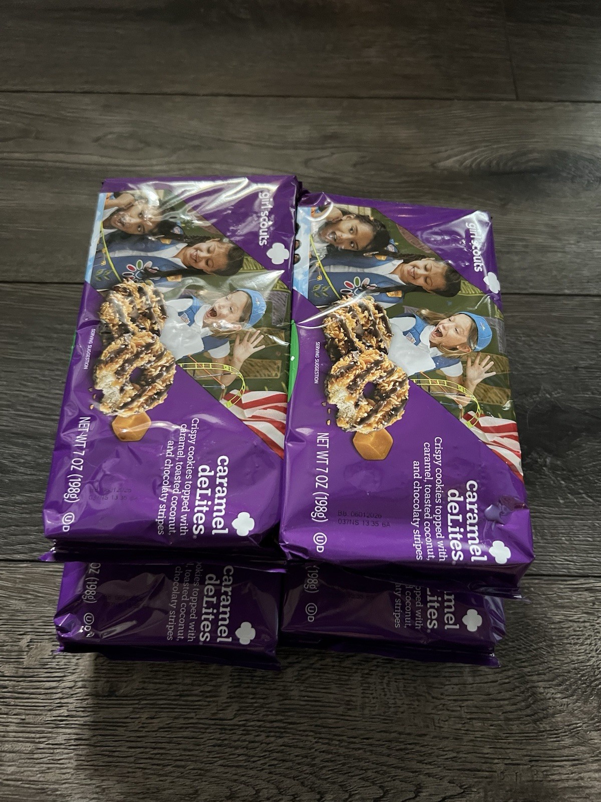 4 Caramel Delight, Girl Scout Cookies, Abc Baker ￼