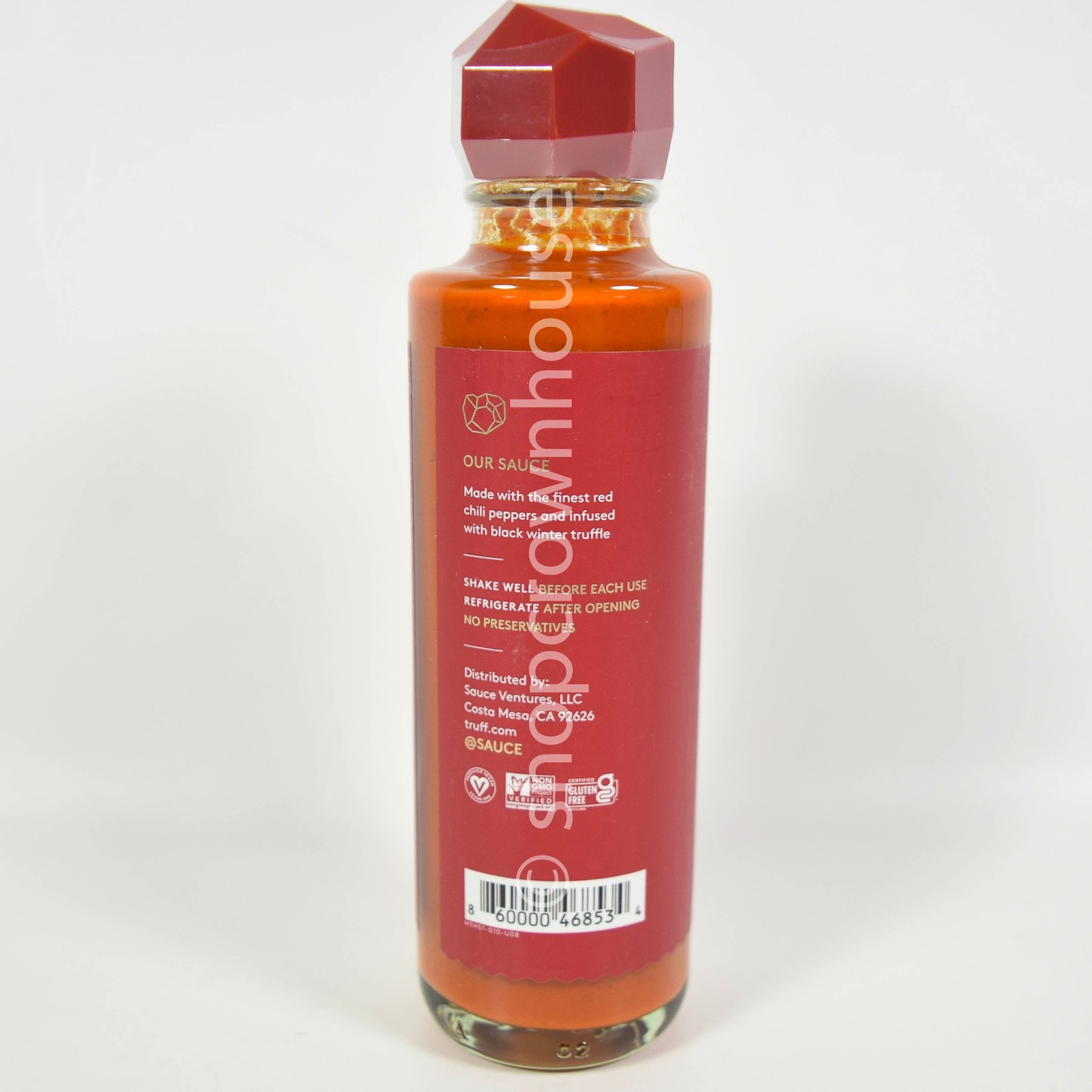 1 Truff Black Truffle Infused HOTTER Sauce Vegan Gluten Free 6 oz 01/11/2027