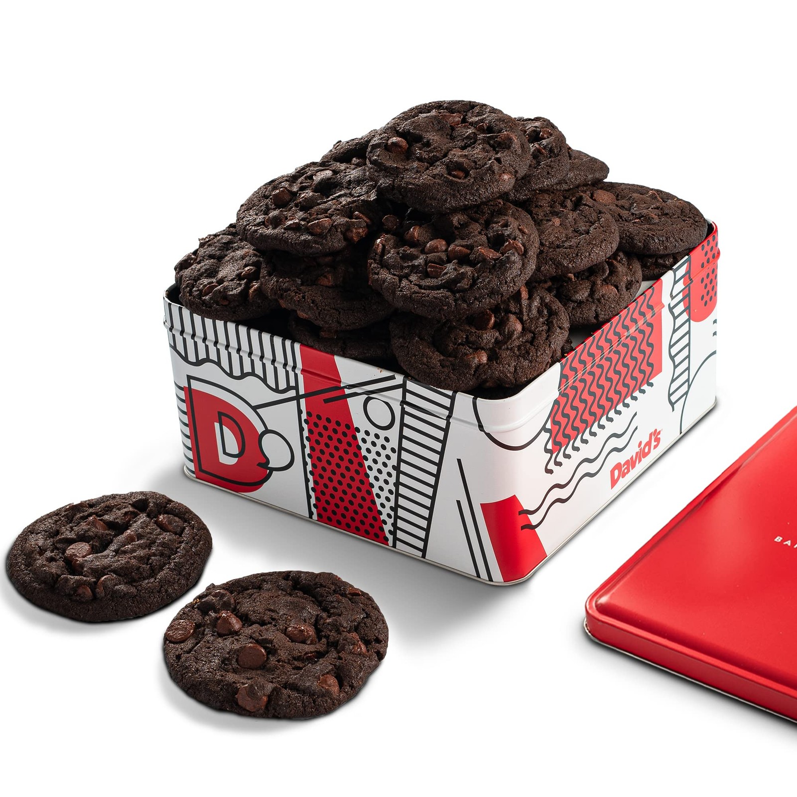 David’s Cookies 2lbs Double Chocolate Chunk Fresh Baked Cookies Handmade and…