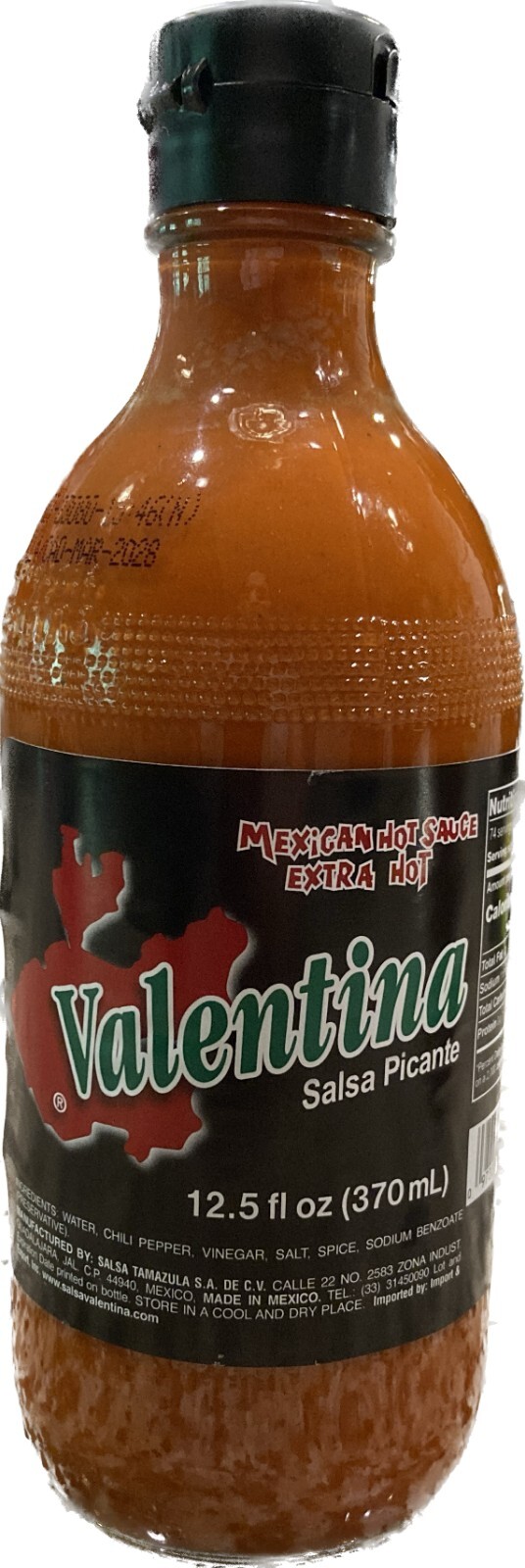 MEXICAN VALENTINA SALSA PICANTE EXTRA HOT SAUCE 12.5 OZ Brand New