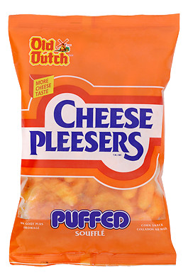 Old Dutch Cheese Pleesers Corn Snacks 265g/9.3oz {Imported from Canada}