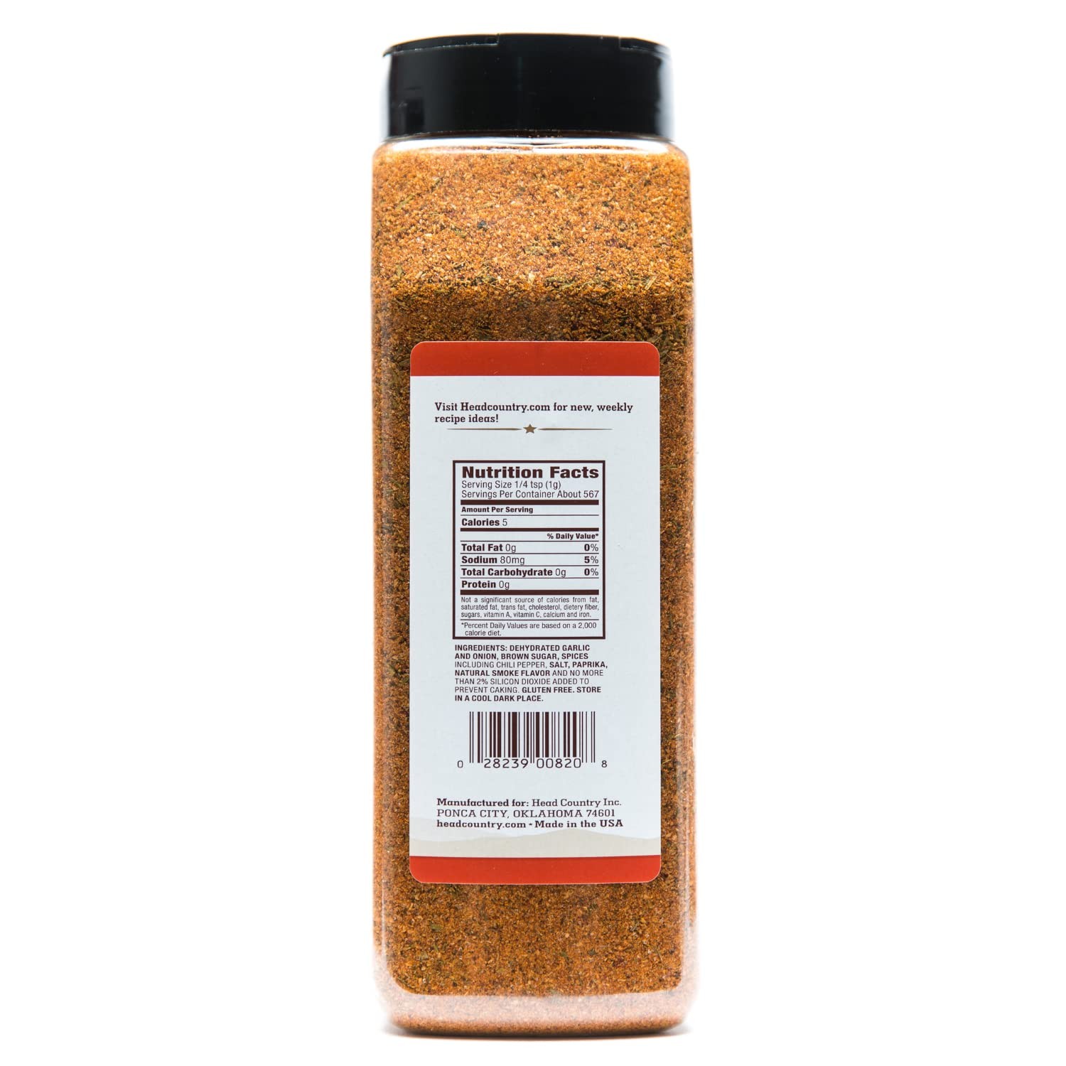 Head Country Championship BBQ Seasoning, 26 Ounce (Pack of 1), orange