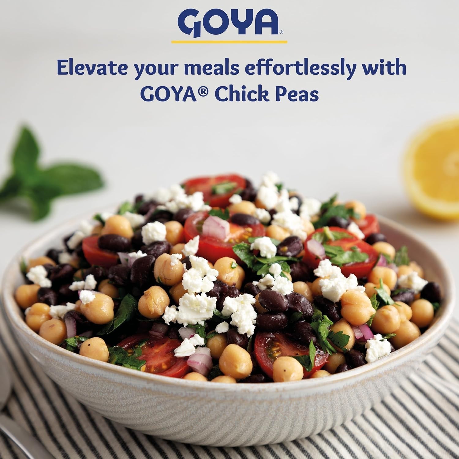 Goya Chick Peas – Delicious Garbanzo Beans, Pack of 8 Cans (15.5 oz each)