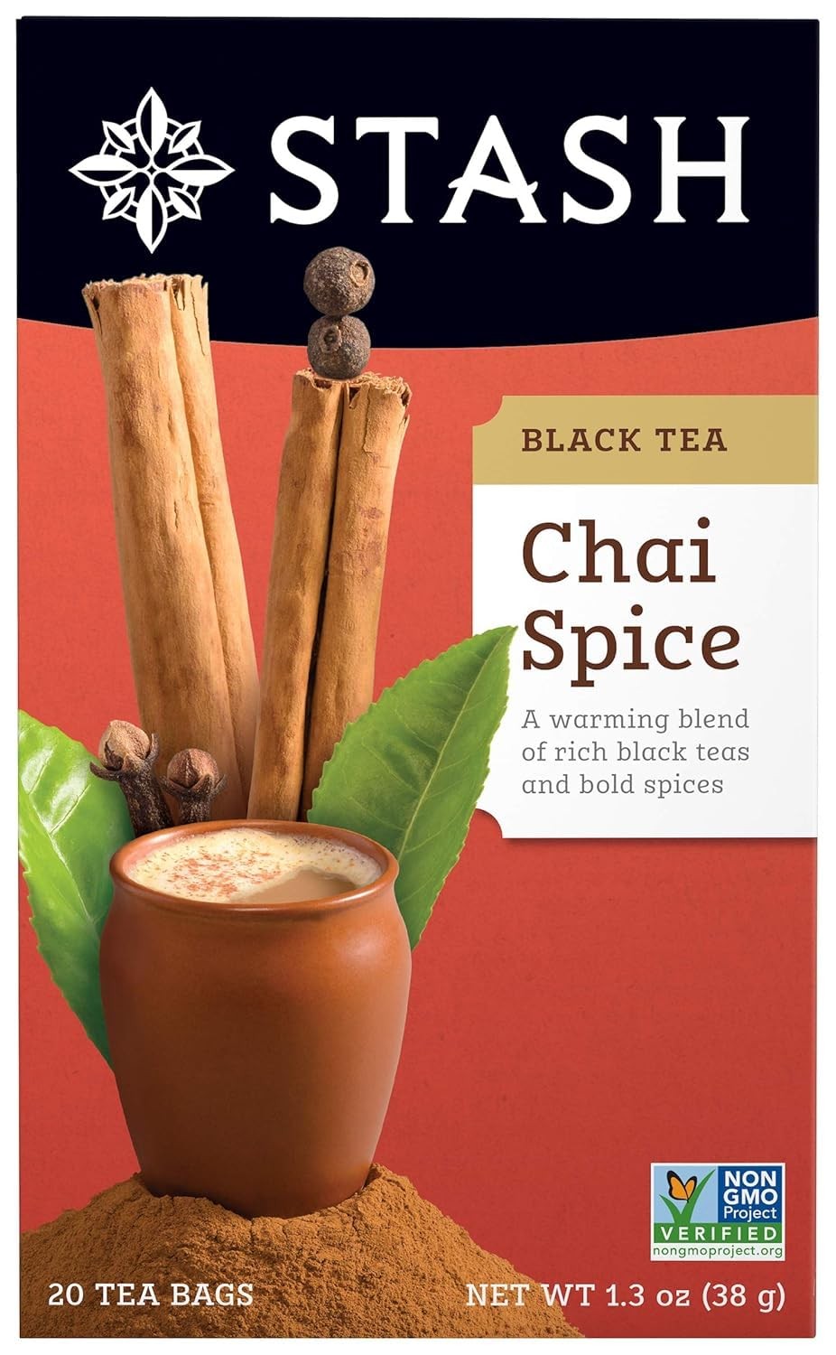 Stash Tea Chai Spice Black Tea, 20 ct 18-20 Count