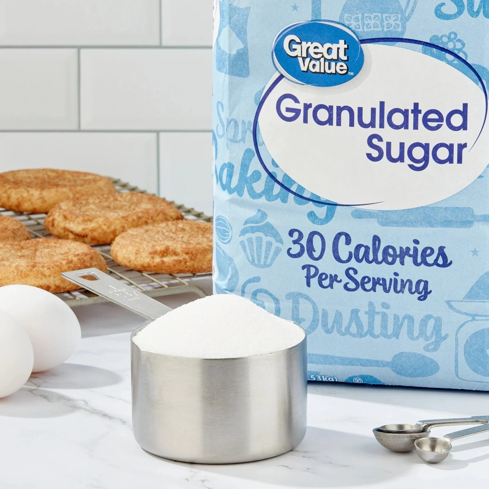 Great Value Pure Granulated Sugar, 10lb,New