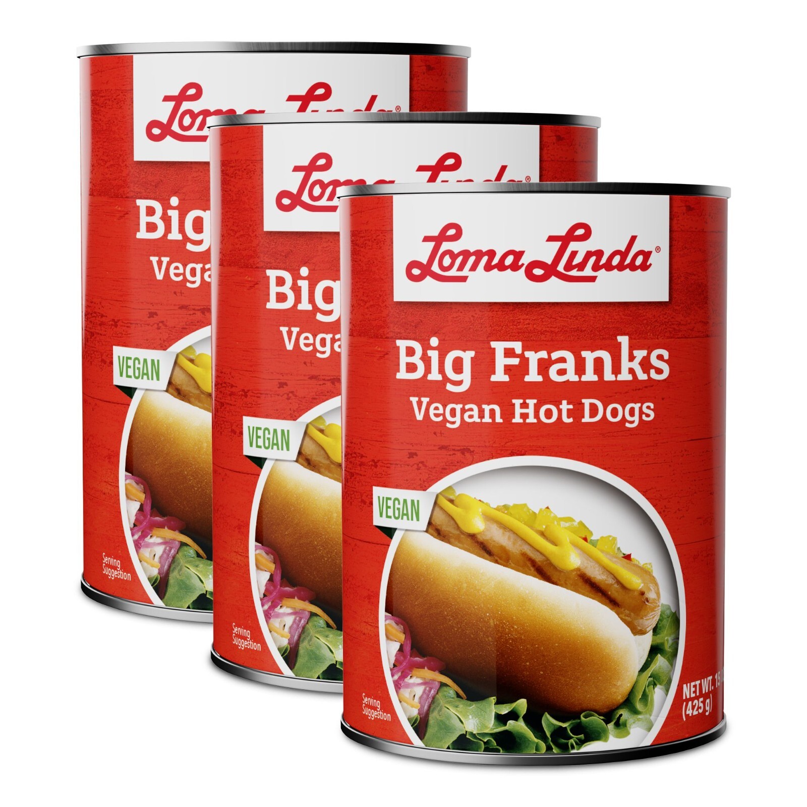 Loma Linda Big Franks (15 oz.) (3 Pack) Vegan