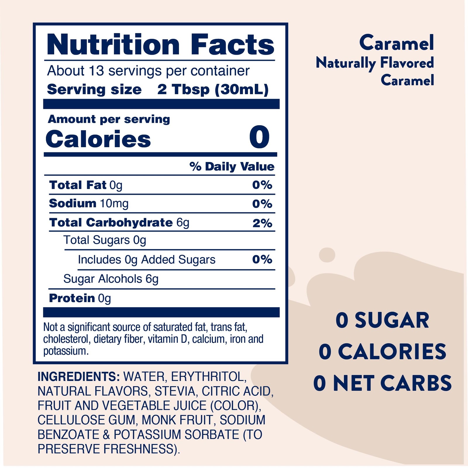 Jordan’s Skinny Syrups Sugar Free Coffee Syrup, 25.4 Fl Oz (Pack of 1), brown